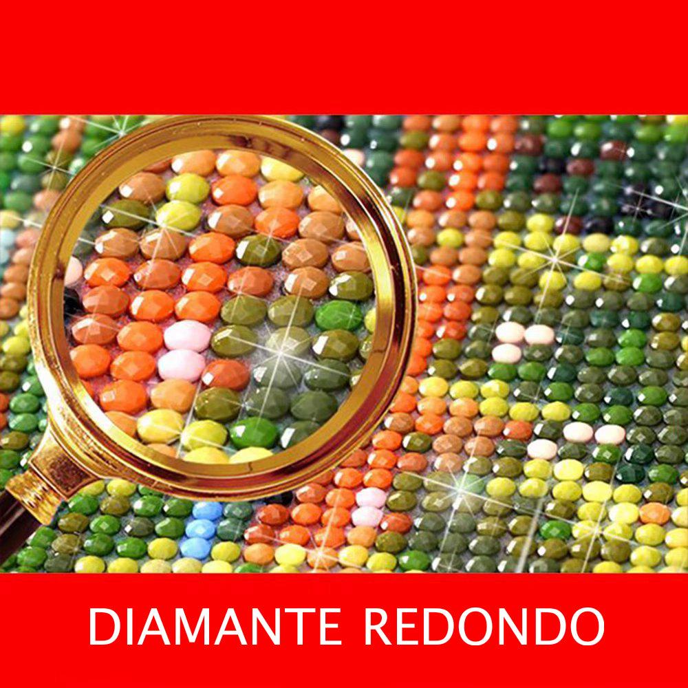 Búho (15x20) - Pintura Diamante Redondo – Fun At Home Chile