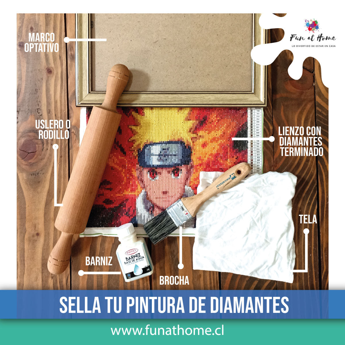Sella tu Pintura de Diamante como una obra de arte