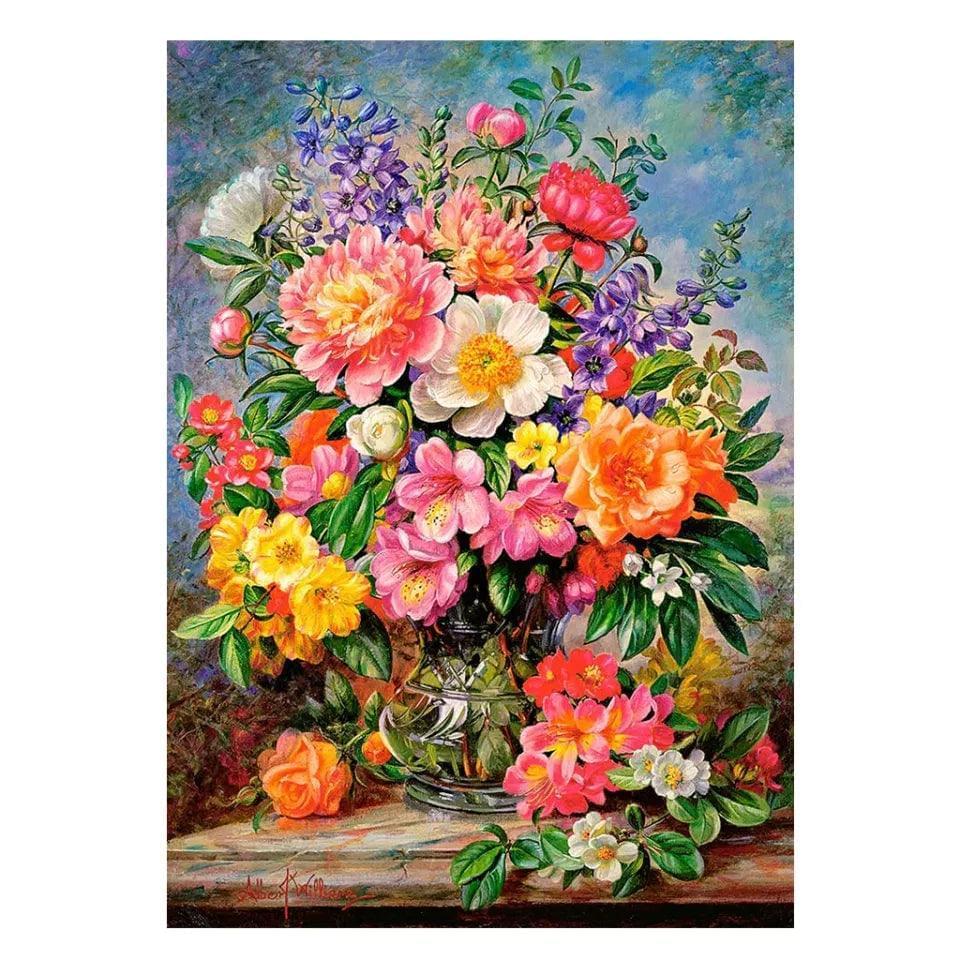 Alegría Floral - Pintura por Numero (50x40)