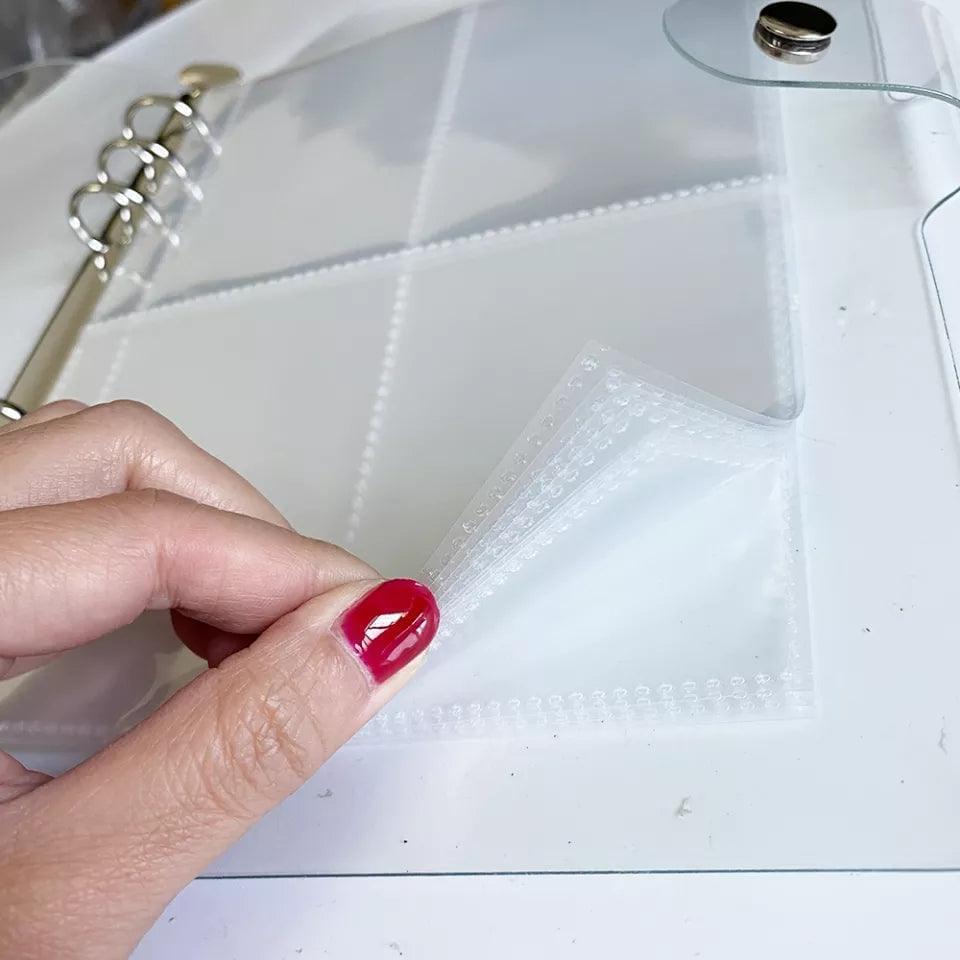 Álbum para almacenar diamantes