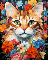 Alegría Gatuna - Pintura Por Número (50x40)