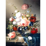 Arreglo Floral Romántico - Pintura Por Número (40x50)