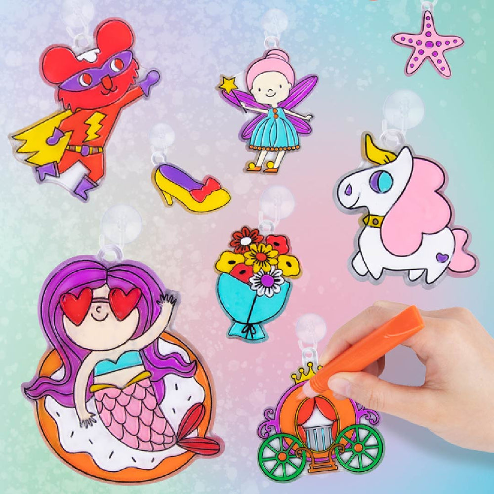 Kit de Arte Para Ventanas 🪟 Mundo de Princesas 🌈
