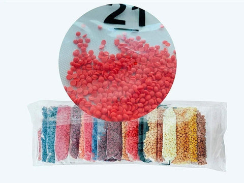 Arreglo Floral Multicolor (35x25) - Pintura Diamante Redondo