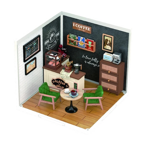 ☕ Breeze Time Cafe ☕ - Café en Miniatura Puzzle 3d Robotime