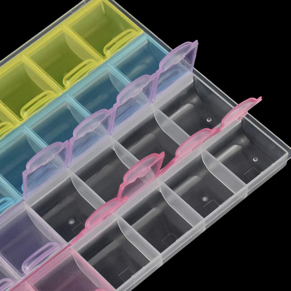 Caja Organizadora de Diamantes 28 compartimentos