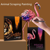 Manualidades Kit Scratch Animales Salvajes - arte raspar, Manualidades, Niños, scratch, scratch art 