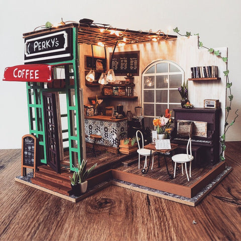 ☕ Simons Coffee☕ - Café en Miniatura Puzzle 3d Robotime