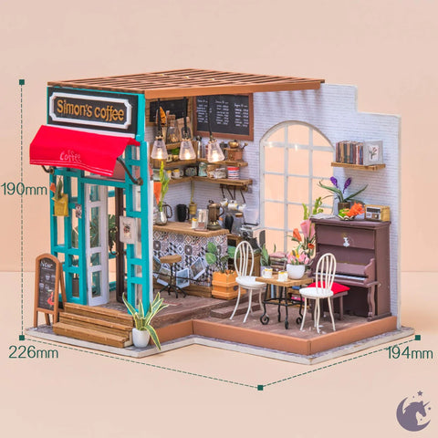 ☕ Simons Coffee☕ - Café en Miniatura Puzzle 3d Robotime