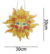 Colgante Sol de Pintura Diamante