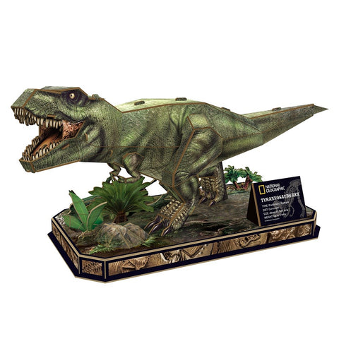 Puzzle 3D 🦖 Tiranosaurio Rex - National Geographic