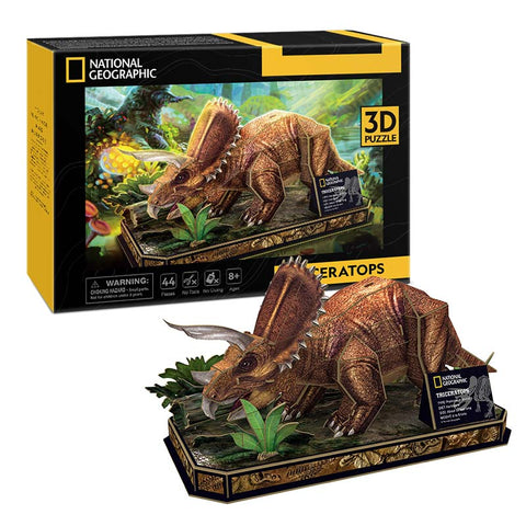 Puzzle 3D Triceratops - National Geographic