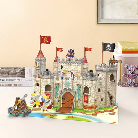 🏴‍☠️ Pirate Knight Castle 🏴‍☠️ Castillo Pirata - Puzzle 3d CubicFun