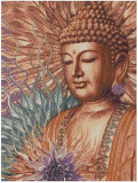 Buda (30x40) - Pintura Diamante Cuadrado