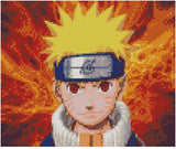 Naruto (30x25) - Pintura Diamante Redondo