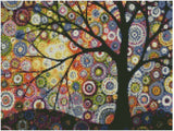 Árbol de la Vida (40x30) - Pintura Diamante Redondo