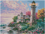 Faro (40x30) - Pintura Diamante Cuadrado