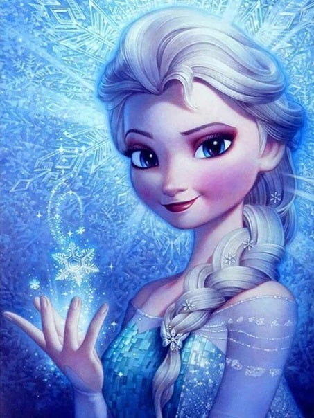 Frozen Elsa - Pintura por Numero (40x50)