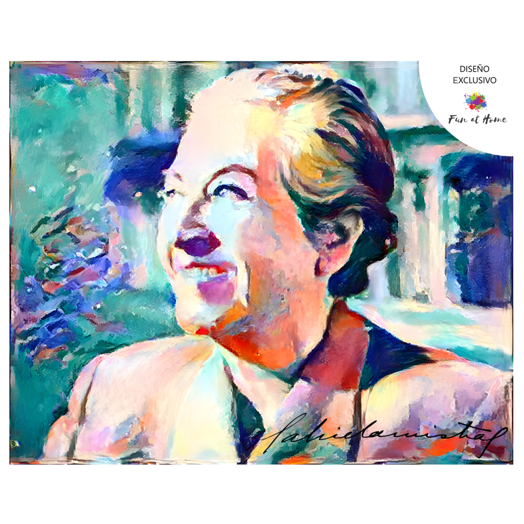 Gabriela Mistral Estilo Matisse- Pintura por Numero (50x40)