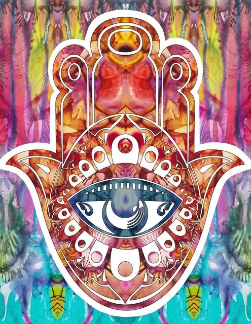 Hamsa (30x40) - Pintura Diamante Cuadrado