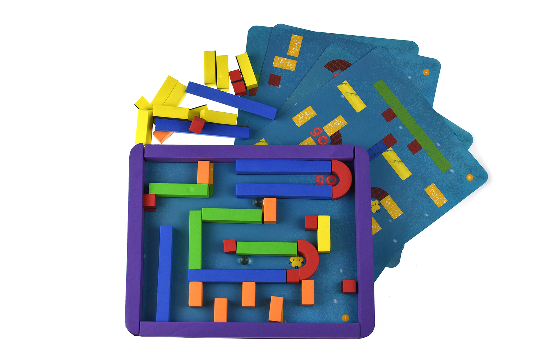 Laberinto Magnético Magnetic Maze Kit 51 Piezas