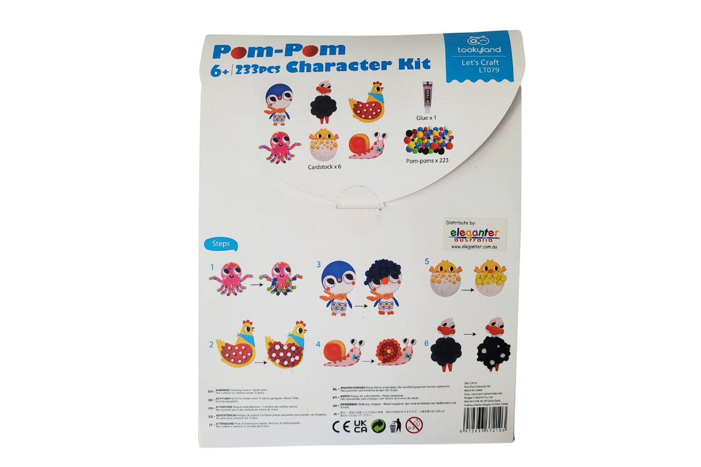 Kit Personajes Pom Pom 🦄🐙