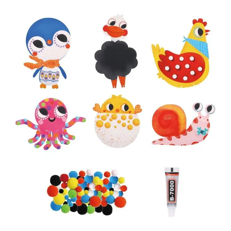 Kit Personajes Pom Pom 🦄🐙