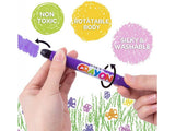 Set de 6 Crayones Lavables Punta Retráctil Para Niños