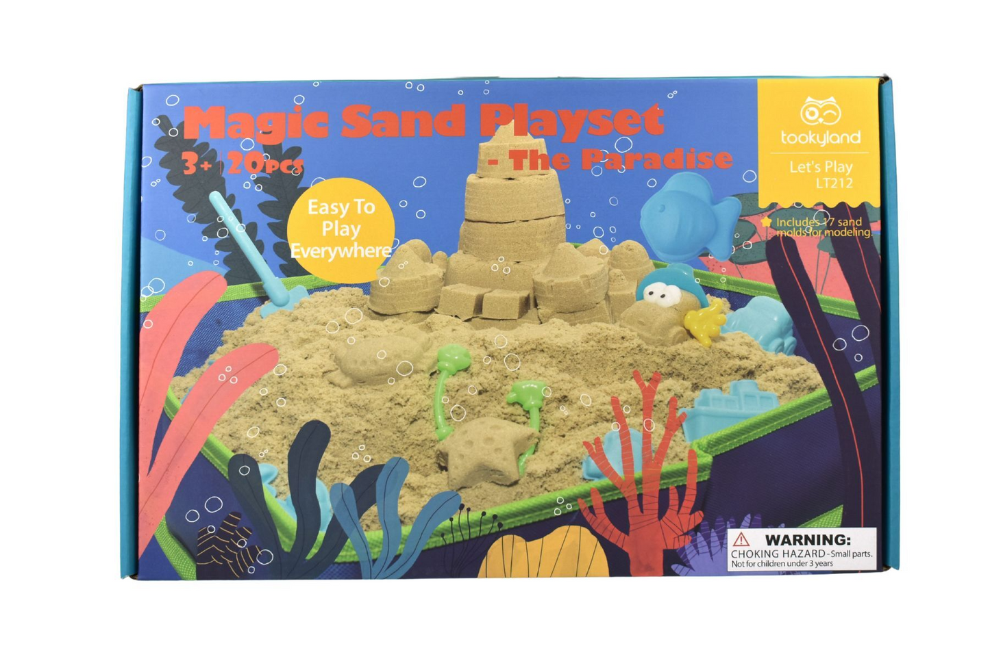 Set de Arena Mágica 2 Kg + Molde + Caja