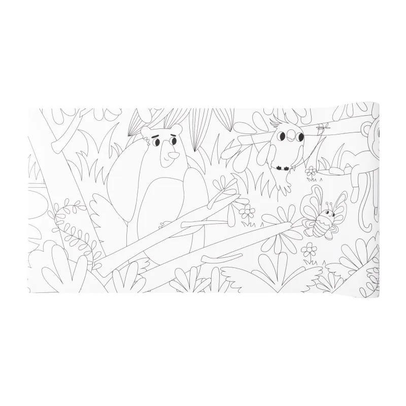 Poster Gigante Para Colorear (6 metros) - Mundo Animal
