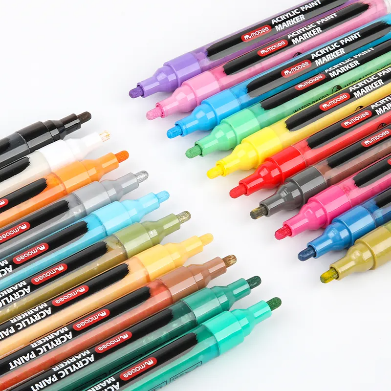 Marcadores Acrílicos Mobee Tipo Posca  | 20 Colores 3 MM