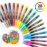 Marcadores Acrílicos Mobee Tipo Posca  | 20 Colores 0.7 MM
