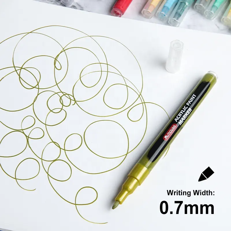 Marcadores Acrílicos Mobee Tipo Posca  | 20 Colores 0.7 MM