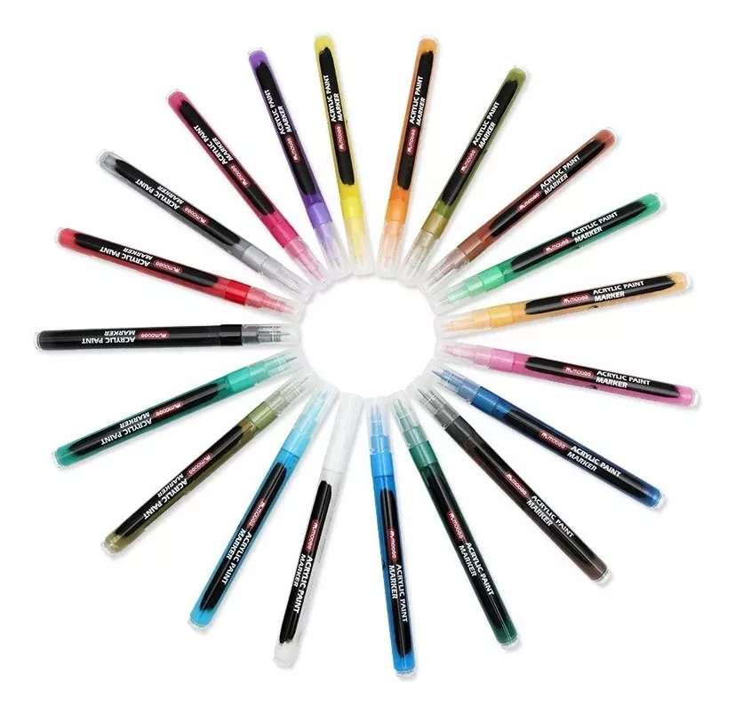 Marcadores Acrílicos Mobee Tipo Posca  | 20 Colores 0.7 MM