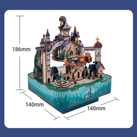 Cajita Musical 🎶 DIY 🏰 Magical Castle 🏰 Puzzle 3d Tonecheer