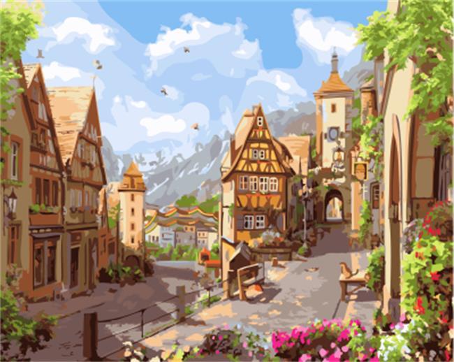 Rothenburg - Pintura por Numero (65x50)
