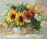Jarrón Amarillo - Pintura por Numero (50x40)