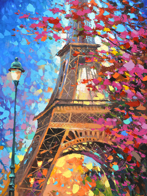 Paris Romántico - Pintura por Numero (40x50)