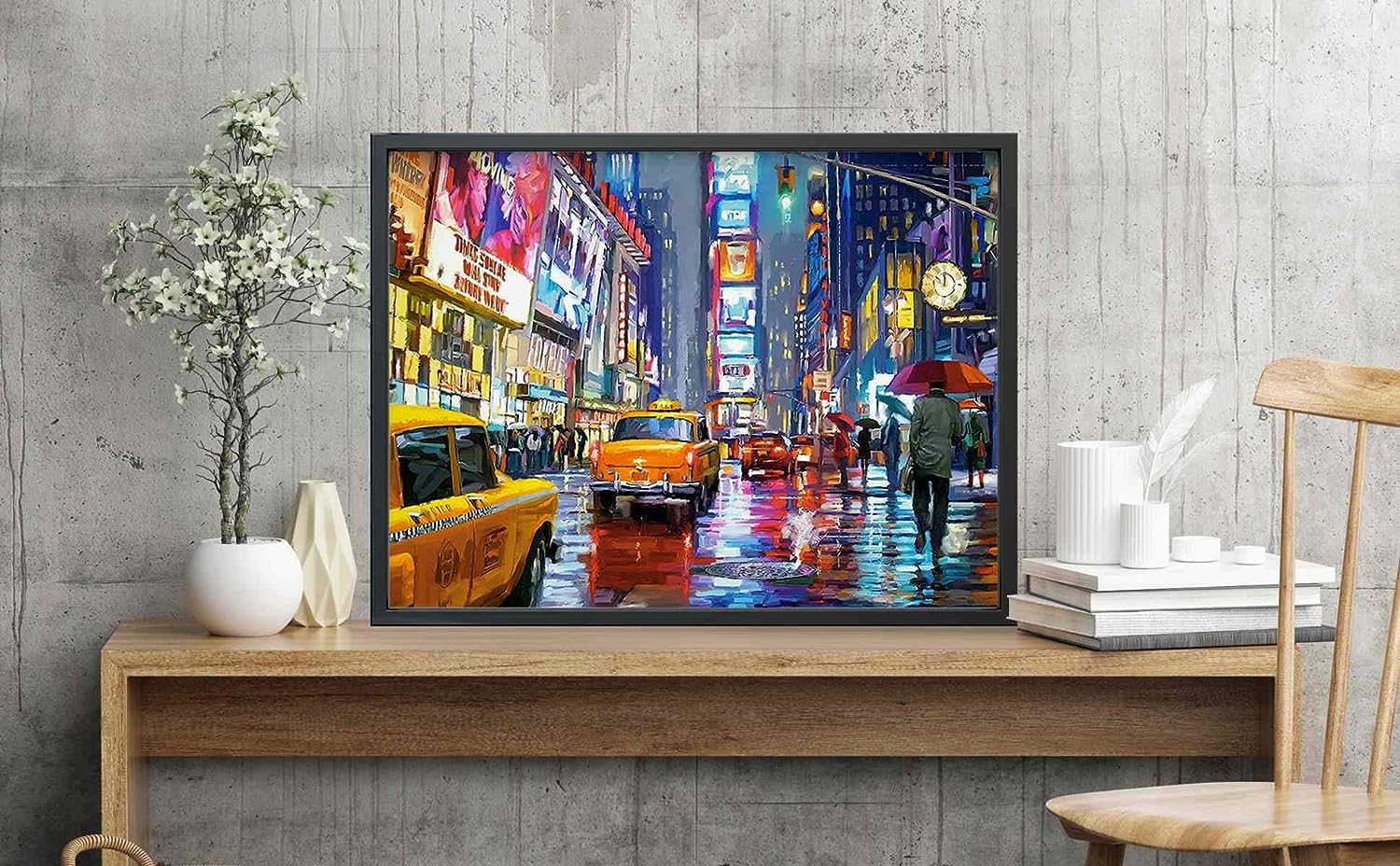 Taxi en Nueva York - Pintura por Numero (65x50)