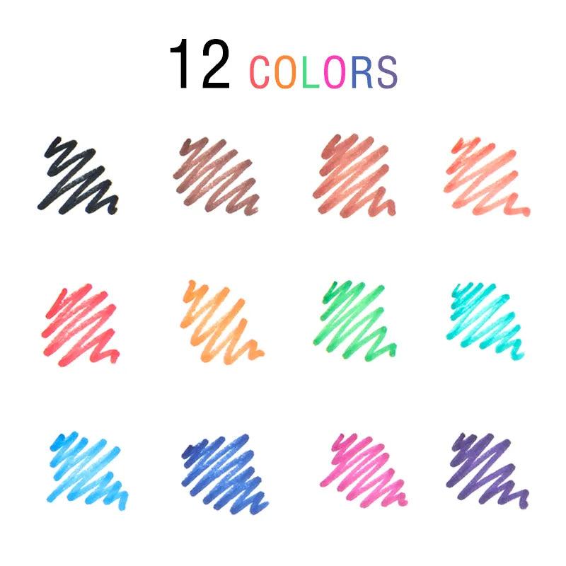 Plumones Mágicos para Pintar en Agua – 12 Colores
