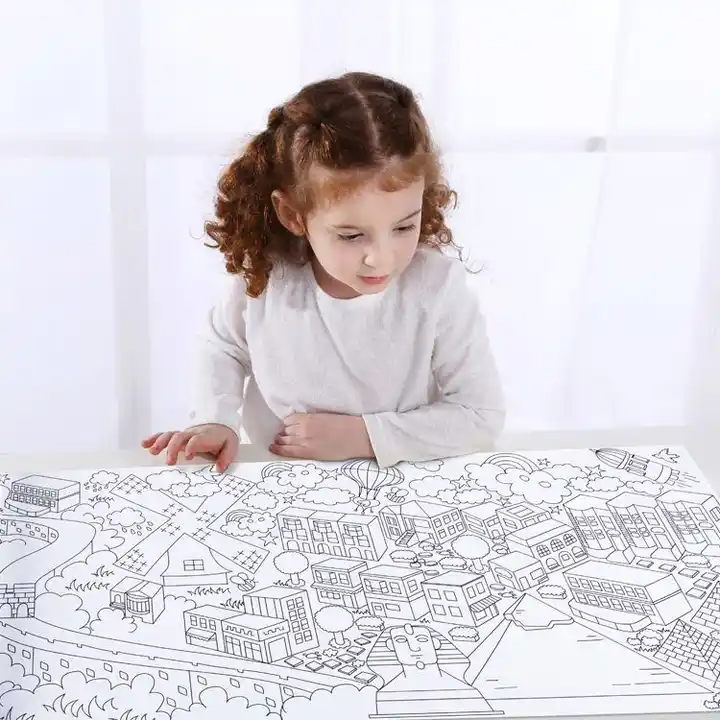 Poster Gigante Para Colorear (6 metros) - Mundo Animal