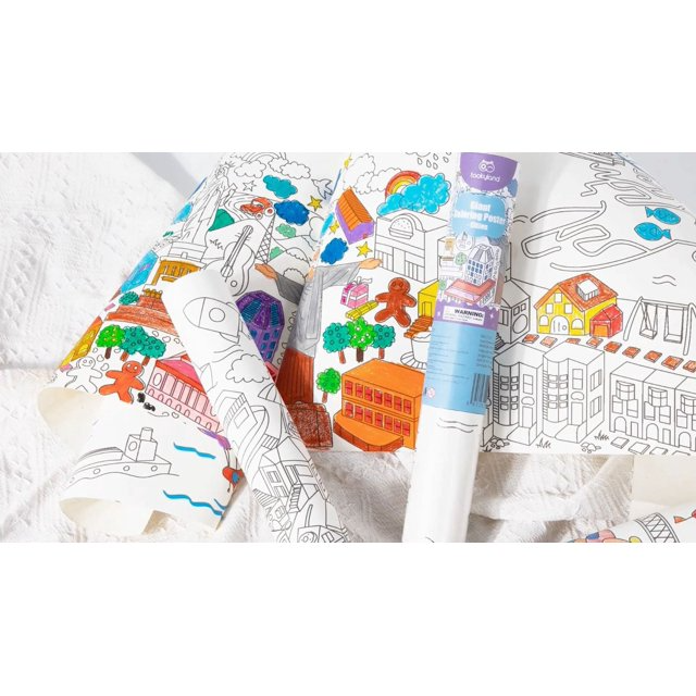 Poster Gigante Para Colorear (6 metros) - Mundo Animal