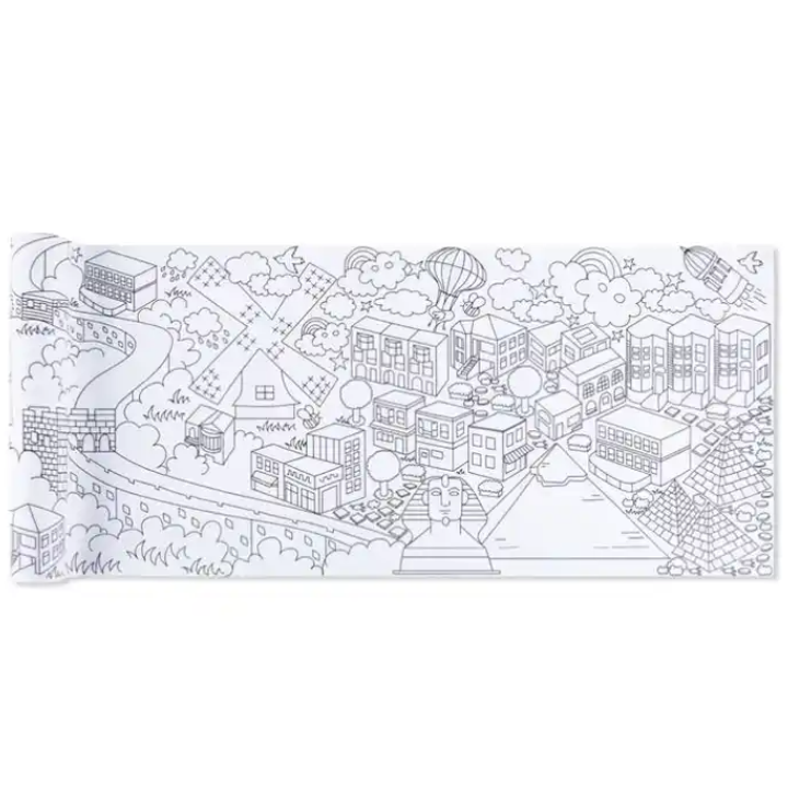 Poster Gigante Para Pintar (6 metros) - Ciudades