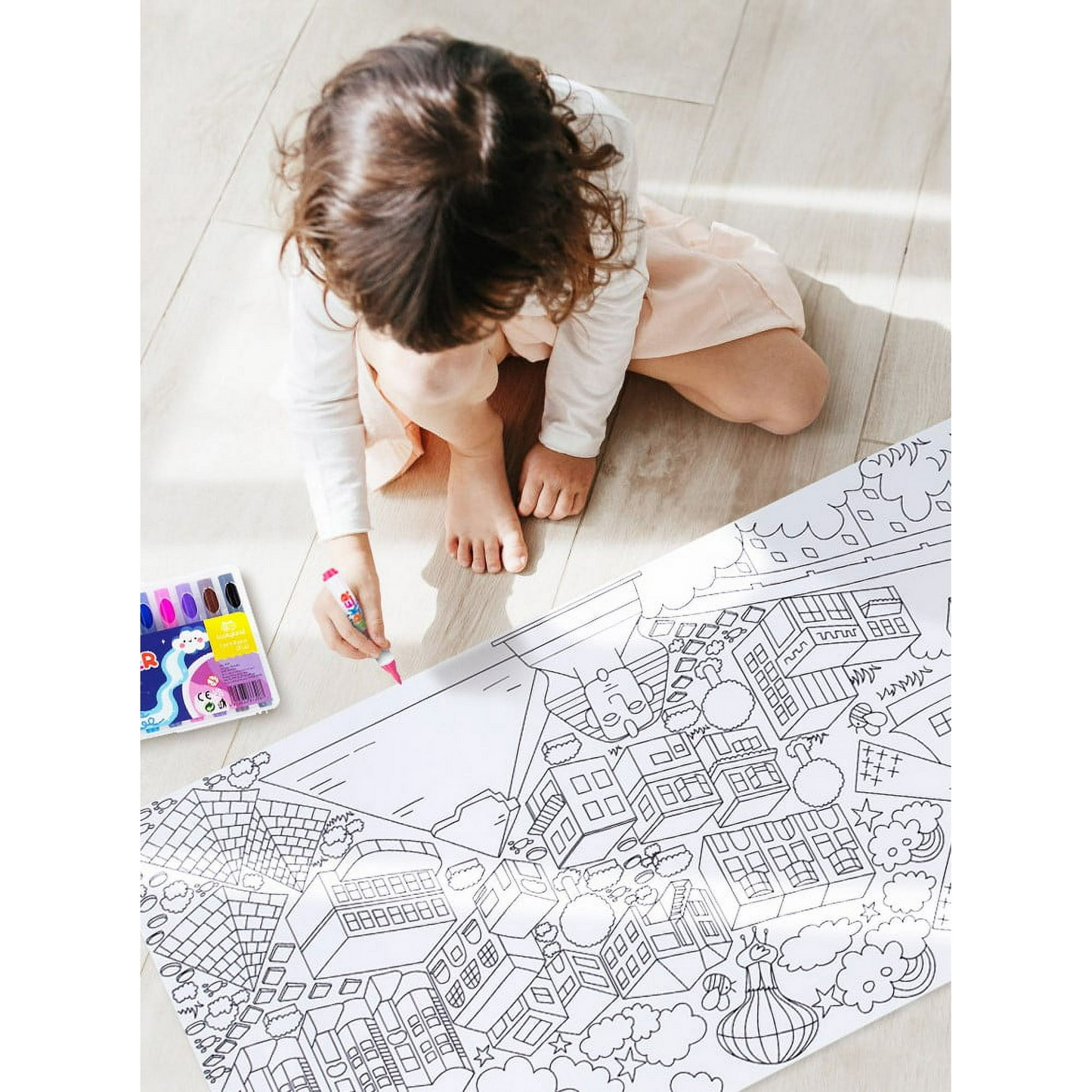 Poster Gigante Para Colorear (6 metros) - Mundo Animal