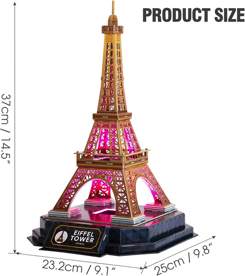 Torre Eiffel Night Edition 🗼Puzzle 3D Cubicfun
