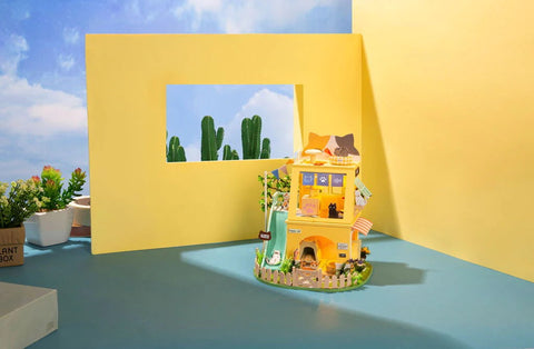 🐱 Cat House 🐱 - Casa Miniatura Puzzle 3d Robotime