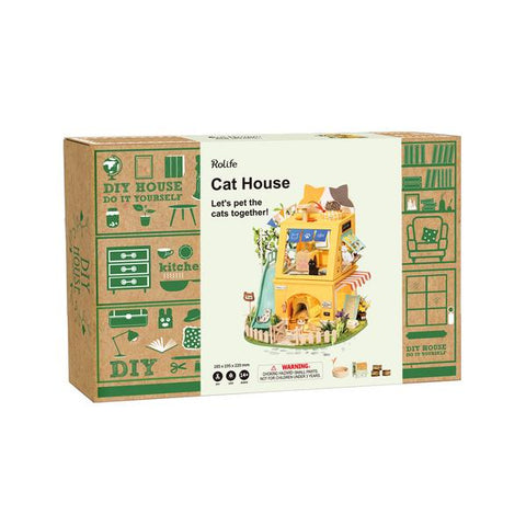 🐱 Cat House 🐱 - Casa Miniatura Puzzle 3d Robotime