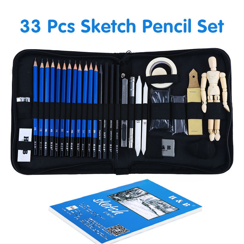 Set de Dibujo Profesional - 33 Piezas