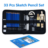 Set de Dibujo Profesional - 33 Piezas