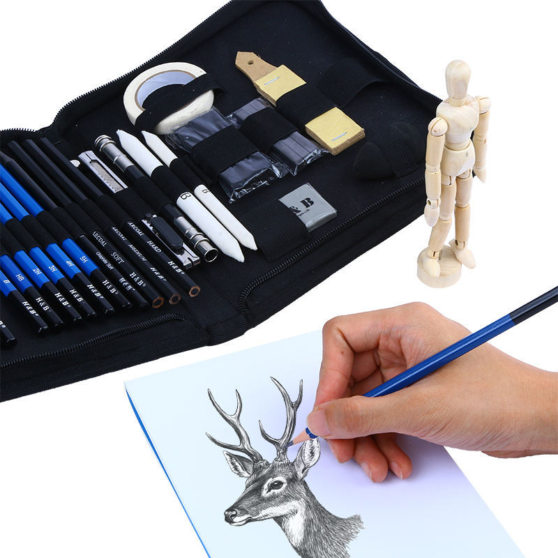 Set de Dibujo Profesional - 33 Piezas